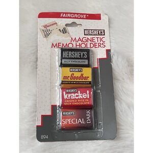 Vintage Hershey Refrigerator Magnets Candy Bar Milk Dark Chocolate Mr. Goodbar